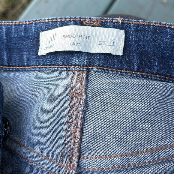 J.Jill Denim Skirt 4 - Picture 5 of 11